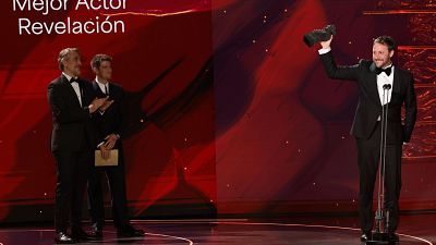 Pepe Lorente gana el Goya a mejor actor revelación por 'La estrella azul'