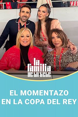 Belén Esteban y compañía hablan de 'La Familia de la Tele' en la Copa del Rey