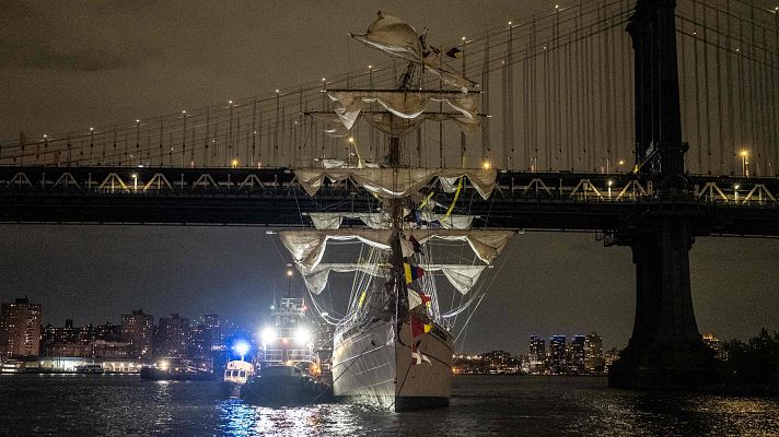 El buque escuela mexicano accidentado en Brooklyn ya tuvo un accidente similar en Vizcaya