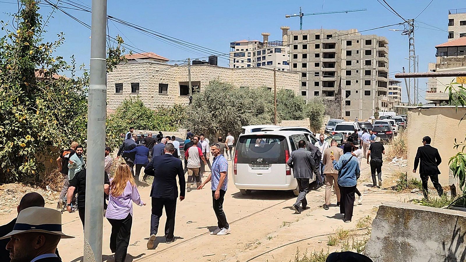Soldados israelíes disparan contra una delegación internacional en Cisjordania