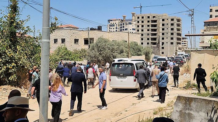 Soldados israelíes disparan contra una delegación internacional en Cisjordania